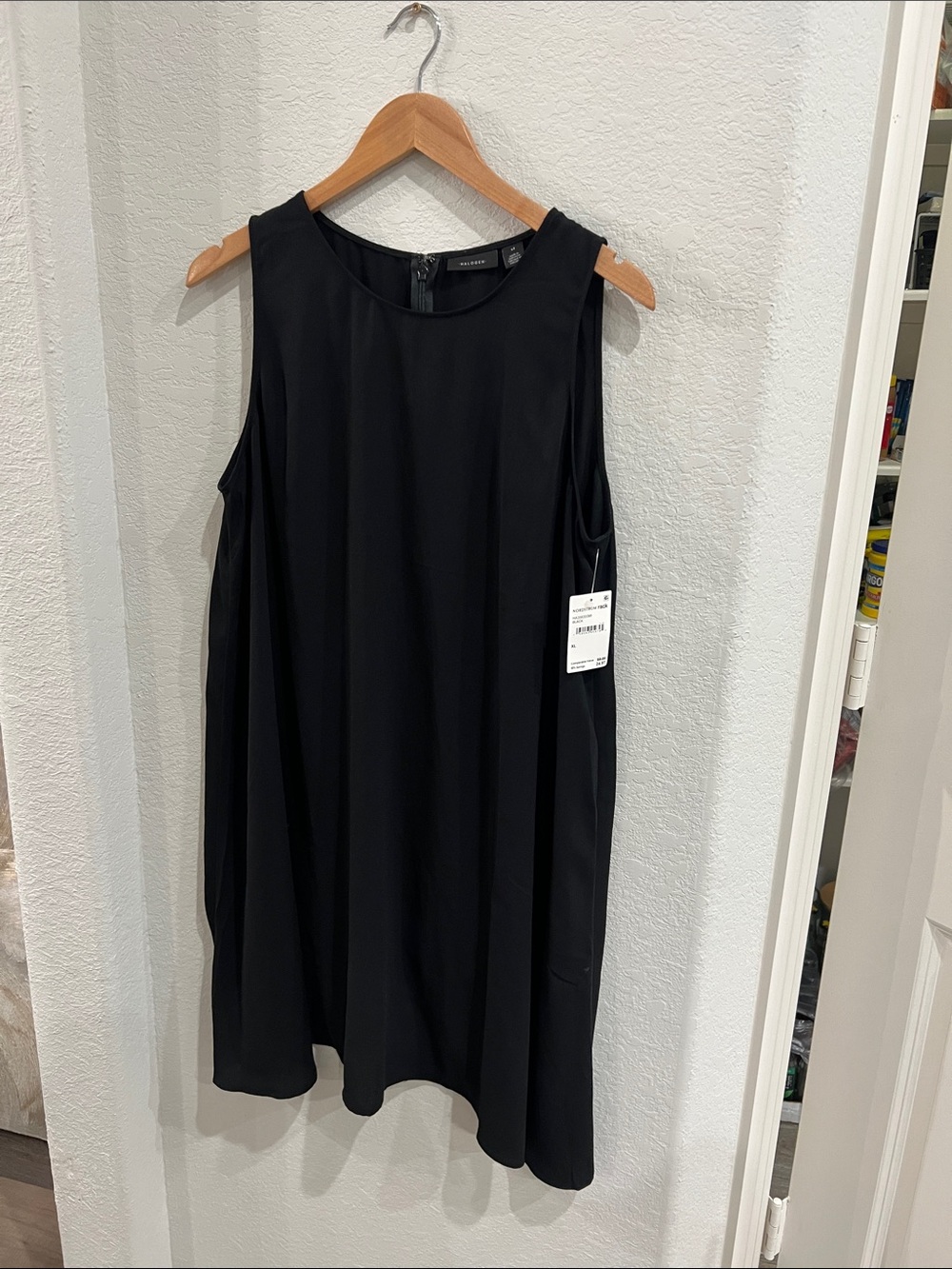 NWT- Black Halogen Shift Dress -XL